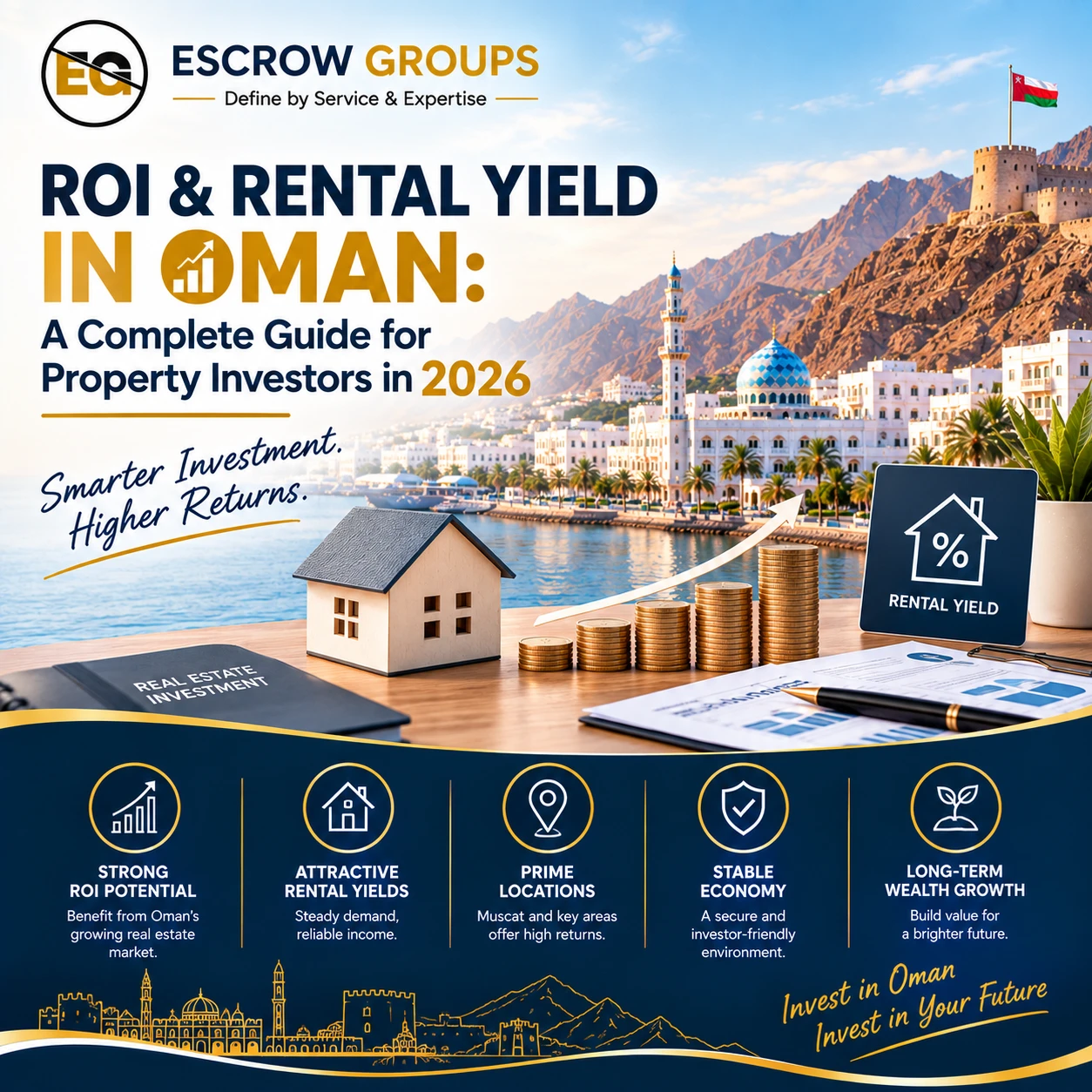 ROI & Rental Yield in Oman: A Complete Guide for Property Investors in 2026