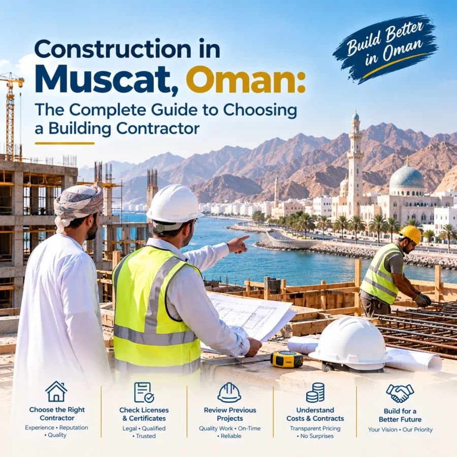 Construction in Muscat, Oman: The Complete Guide to Choosing a Building Contractor